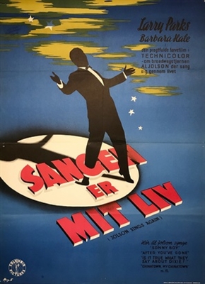 Jolson Sings Again movie posters (1949) metal framed poster