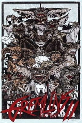Gremlins 2: The New Batch movie posters (1990) wooden framed poster