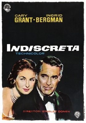 Indiscreet movie posters (1958) wooden framed poster