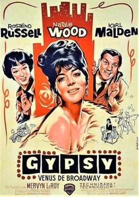Gypsy movie posters (1962) wood print