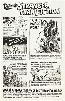 The Day of the Triffids movie posters (1962) metal framed poster