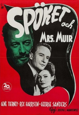 The Ghost and Mrs. Muir movie posters (1947) wood print