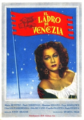 Ladro di Venezia, Il movie posters (1950) wood print