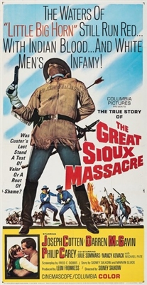 The Great Sioux Massacre movie posters (1965) canvas poster