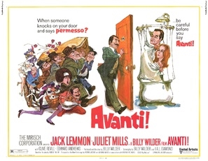 Avanti! movie posters (1972) wood print