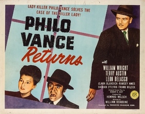 Philo Vance Returns movie posters (1947) poster with hanger