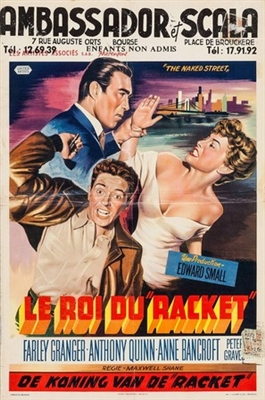 The Naked Street movie posters (1955) wooden framed poster