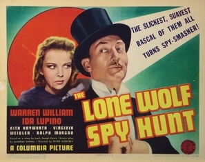 The Lone Wolf Spy Hunt movie posters (1939) wooden framed poster