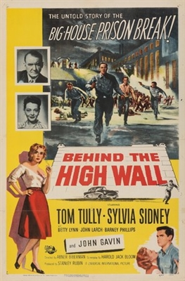 Behind the High Wall movie posters (1956) Stickers MOV_1874318