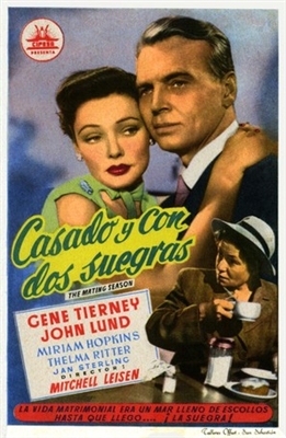 The Mating Season movie posters (1951) mug