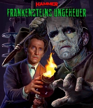 The Evil of Frankenstein movie posters (1964) metal framed poster