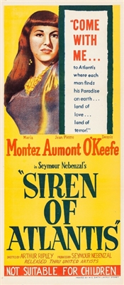 Siren of Atlantis movie posters (1949) wooden framed poster