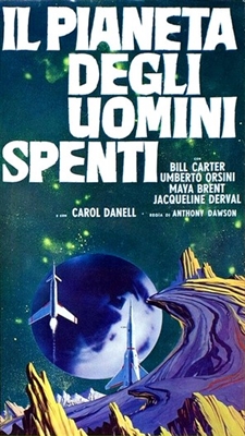 Il pianeta degli uomini spenti movie posters (1961) metal framed poster
