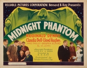 Midnight Phantom movie posters (1935) pillow