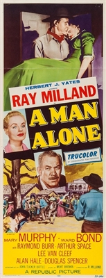 A Man Alone movie posters (1955) hoodie
