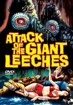 Attack of the Giant Leeches movie posters (1959) wooden framed poster