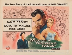 Man of a Thousand Faces movie posters (1957) pillow