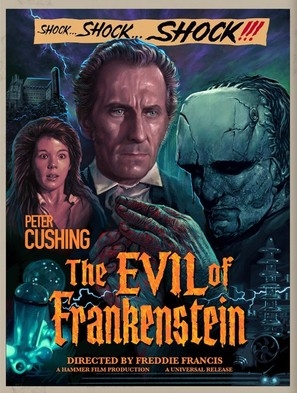 The Evil of Frankenstein movie posters (1964) mouse pad