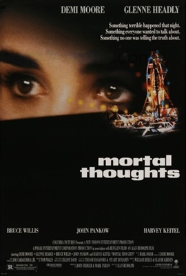 Mortal Thoughts movie posters (1991) wooden framed poster
