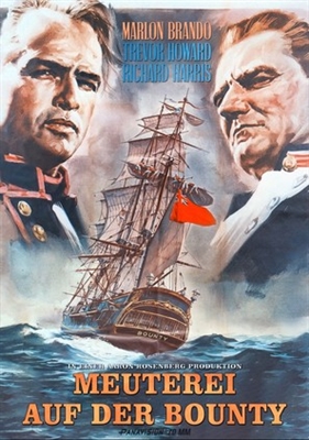 Mutiny on the Bounty movie posters (1962) Stickers MOV_1896897