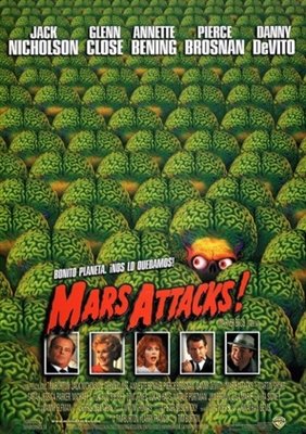 Mars Attacks! movie posters (1996) Stickers MOV_1897339