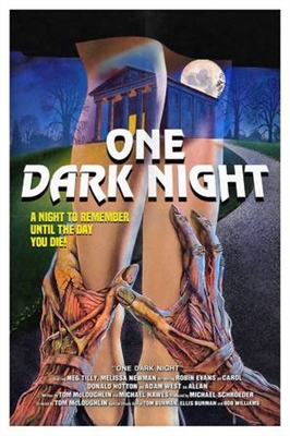 One Dark Night movie posters (1982) canvas poster