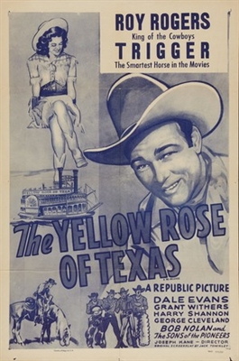 The Yellow Rose of Texas movie posters (1944) wood print