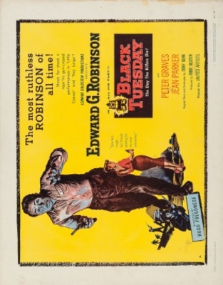 Black Tuesday movie poster (1954) poster with hanger