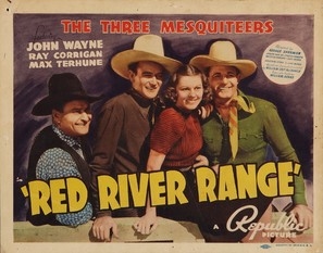 Red River Range movie posters (1938) wooden framed poster