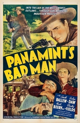 Panamint's Bad Man movie posters (1938) metal framed poster