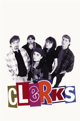 Clerks. movie posters (1994) wooden framed poster