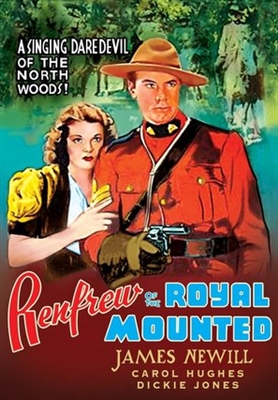 Renfrew of the Royal Mounted movie posters (1937) canvas poster