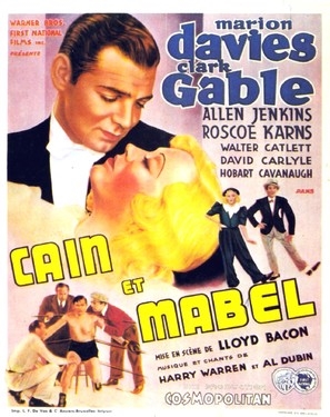 Cain and Mabel movie posters (1936) poster with hanger