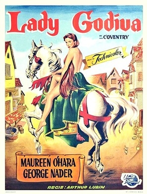 Lady Godiva of Coventry movie posters (1955) metal framed poster