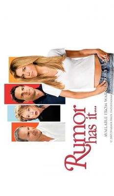 Rumor Has It... movie poster (2005) canvas poster