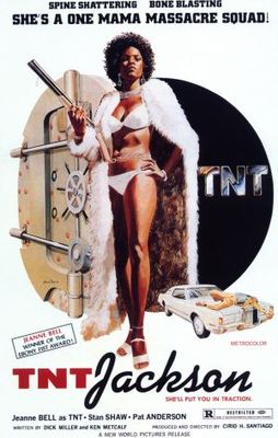 T.N.T. Jackson movie poster (1975) metal framed poster