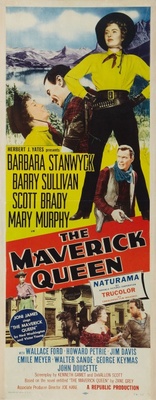 The Maverick Queen movie poster (1956) wood print
