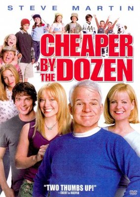 Cheaper by the Dozen movie poster (2003) canvas poster