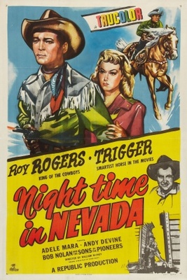 Night Time in Nevada movie poster (1948) canvas poster