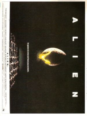 Alien movie poster (1979) Stickers MOV_1a2690c3