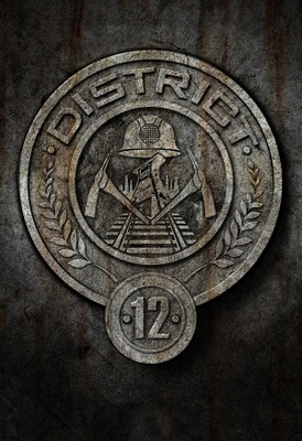 The Hunger Games movie poster (2012) wooden framed poster