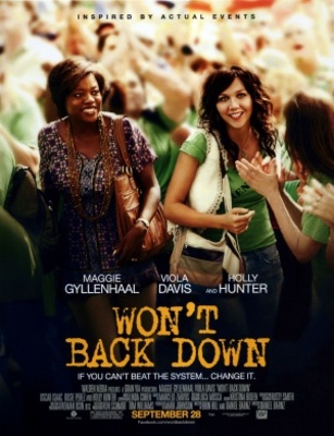 Won't Back Down movie poster (2012) wooden framed poster