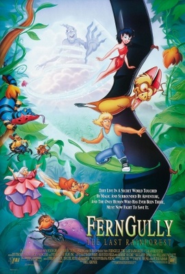 FernGully: The Last Rainforest movie poster (1992) wood print