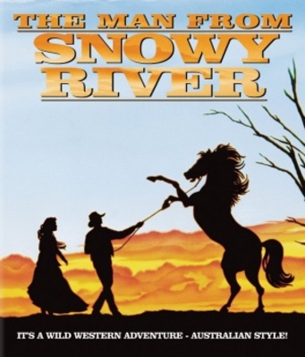 The Man from Snowy River movie poster (1982) wood print