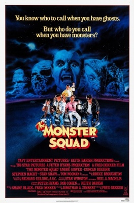 The Monster Squad movie poster (1987) metal framed poster