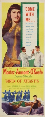 Siren of Atlantis movie poster (1949) wooden framed poster
