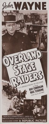 Overland Stage Raiders movie poster (1938) hoodie