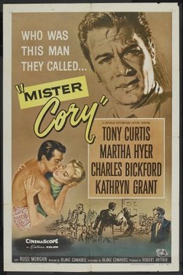 Mister Cory movie poster (1957) mouse pad