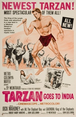Tarzan Goes to India movie poster (1962) mouse pad