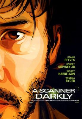 A Scanner Darkly movie poster (2006) wooden framed poster